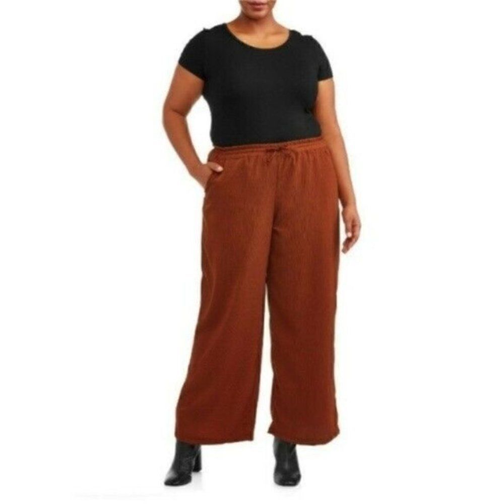 French Laundry Copper Palazzo Wide Leg Pants NWT